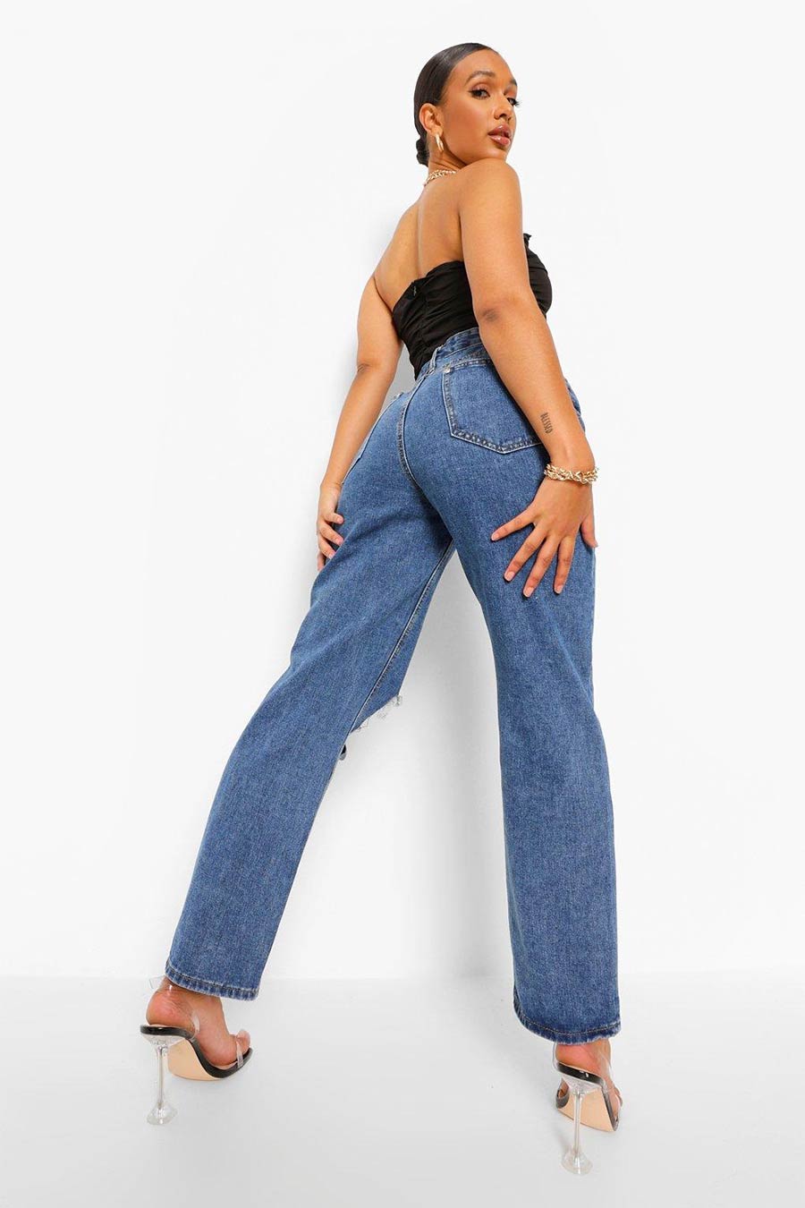 Relaxed Fit Women's Classic Denim Jeans