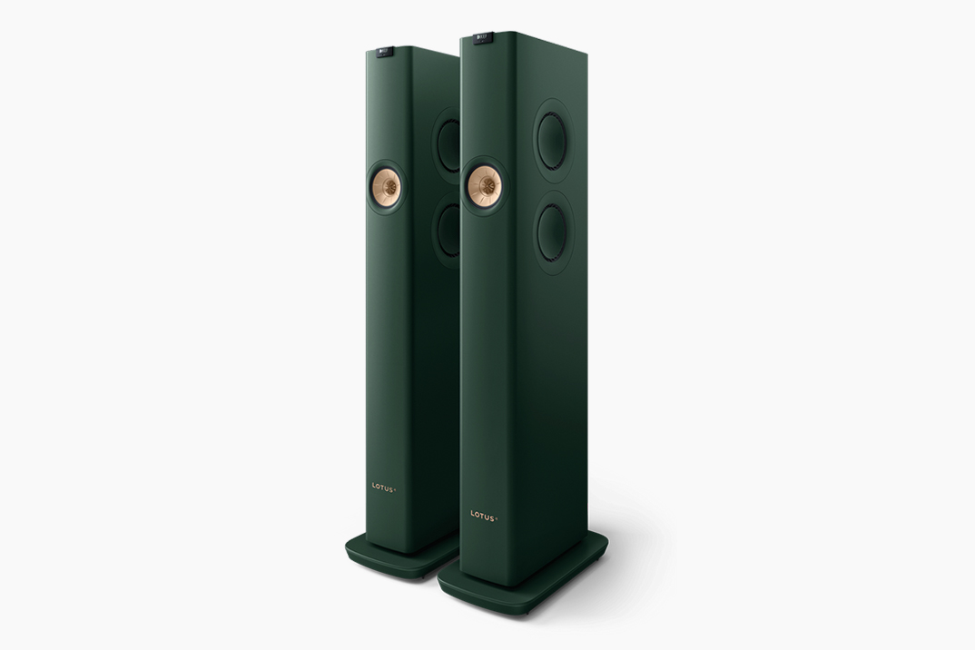 These KEF x Lotus LS60 Wireless Speakers Celebrate British Racing History