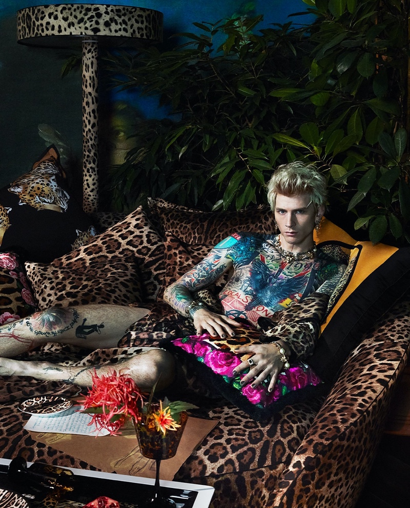 Machine Gun Kelly Dolce & Gabbana Casa Campaign 2022