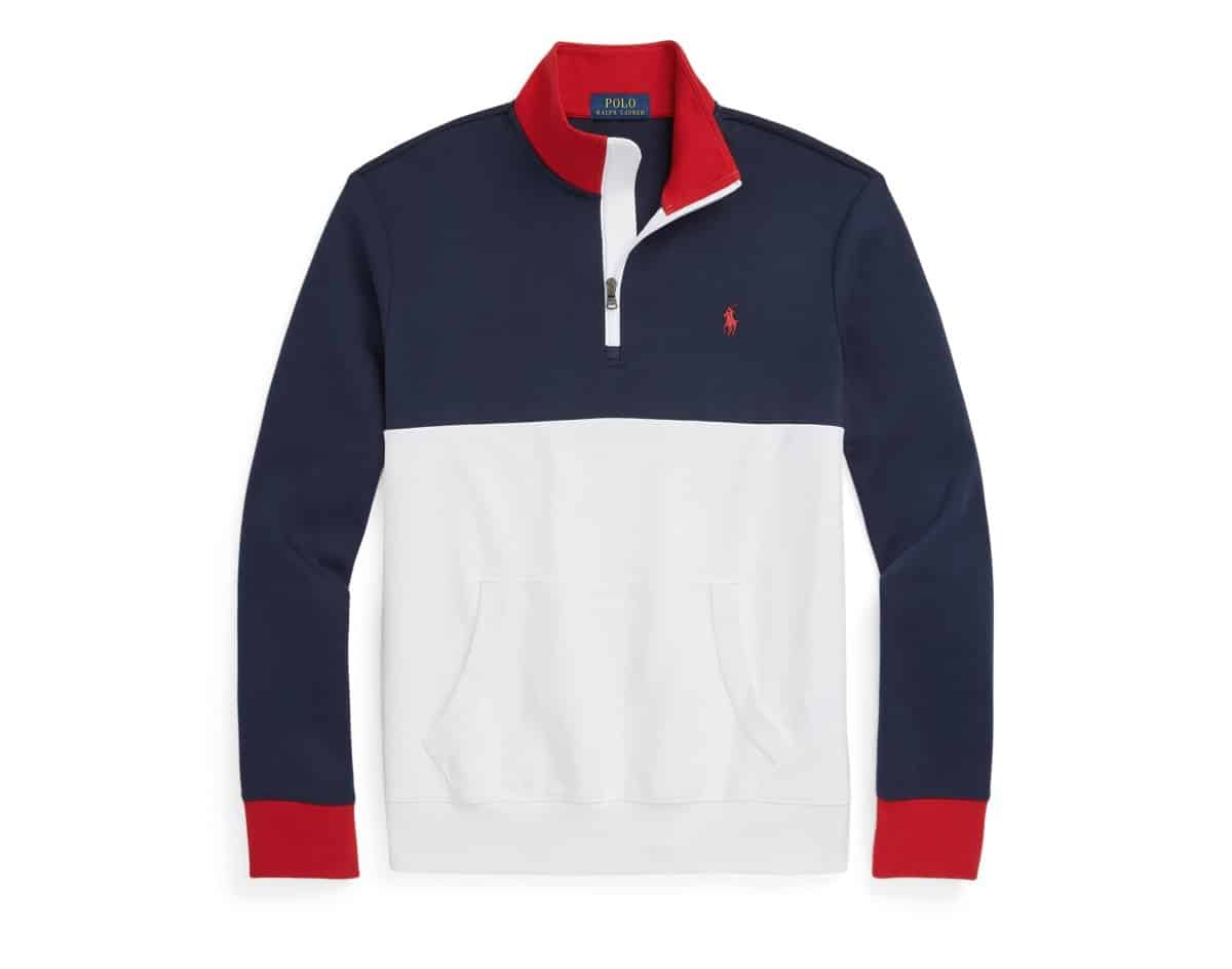 Polo Ralph Lauren Logo Interlock Quarter-Zip Pullover