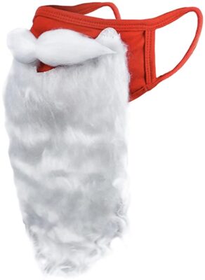 Santa Face Mask, Funny Christmas Gifts 