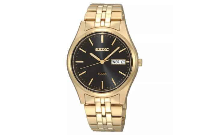 Seiko Men’s Gold Plated Stainless Steel