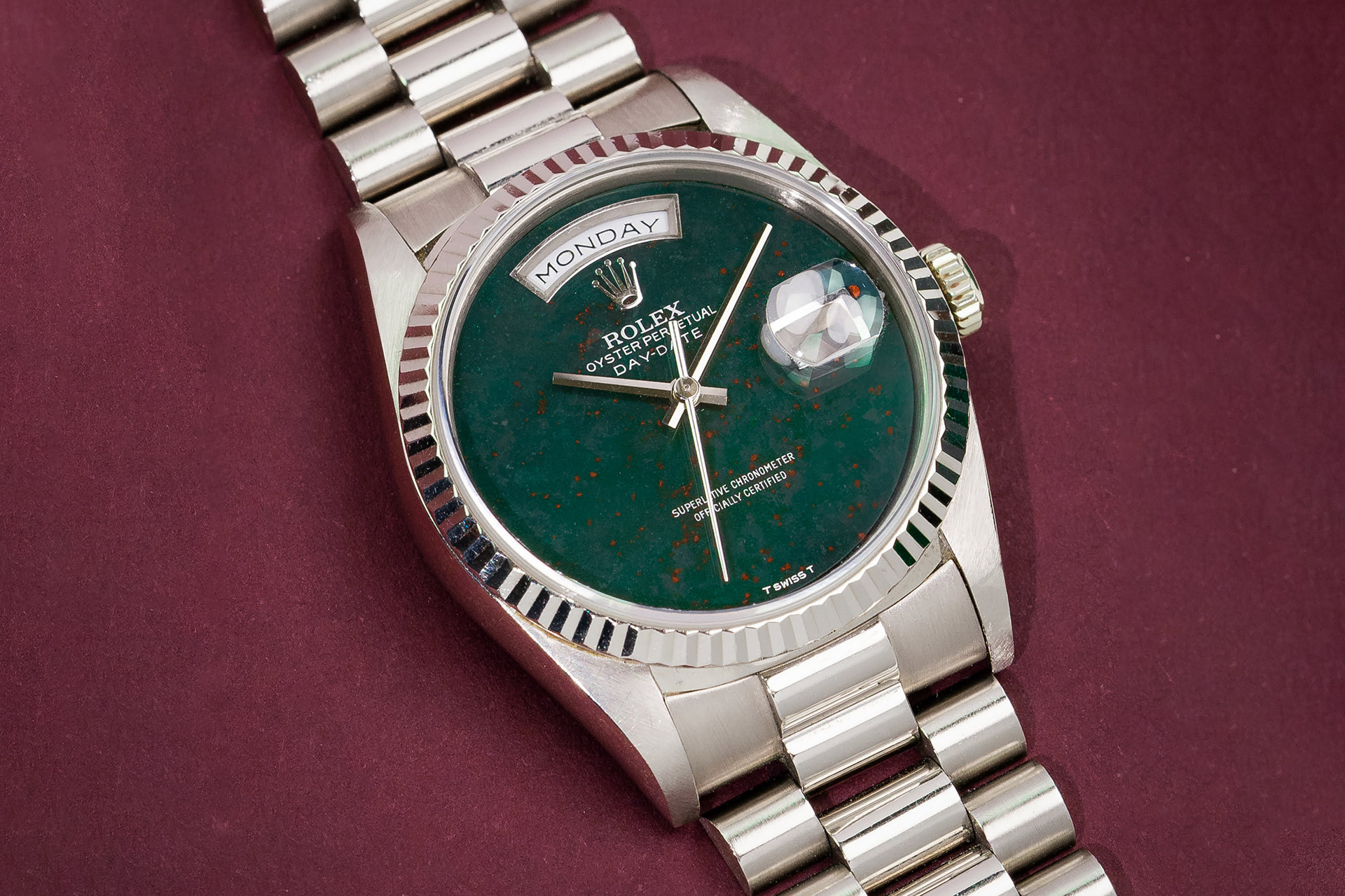 Rolex Day-Date 18239 Bloodstone Watch