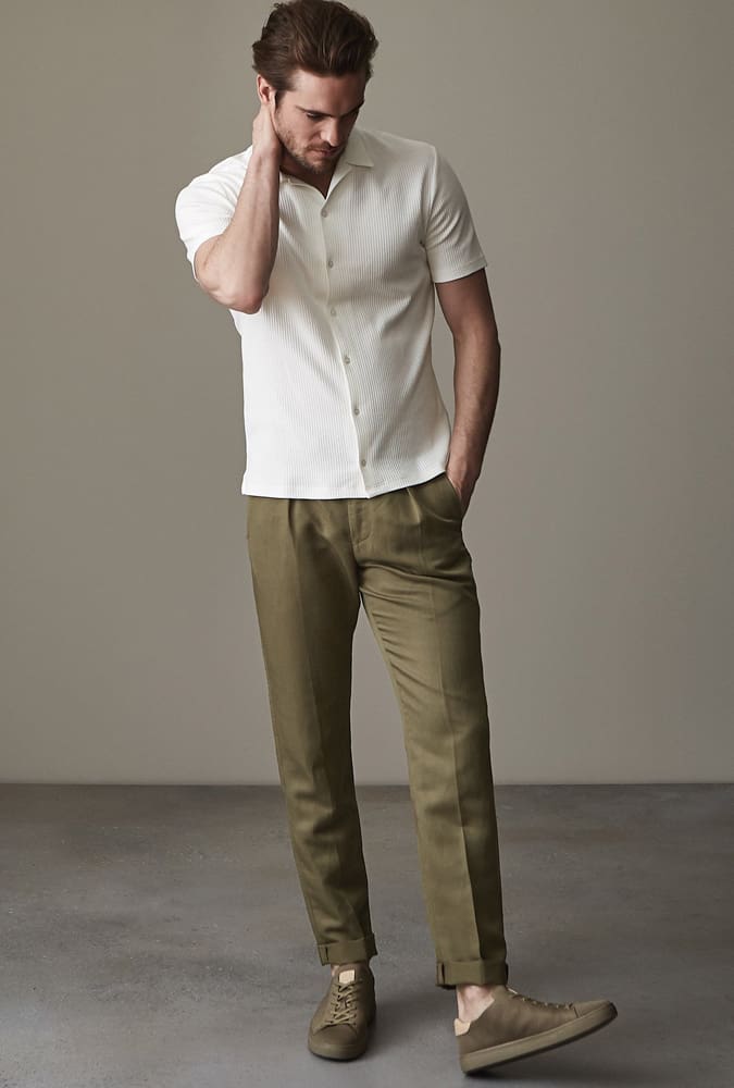 Reiss Pleated Trousers