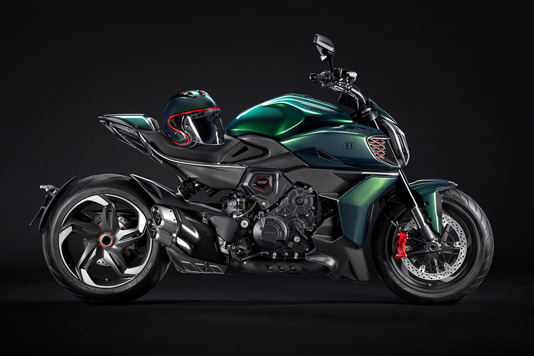 Ducati & Bentley Unveil 2024 Ducati Diavel for Bentley