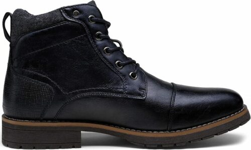 Vostey Combat Casual Dress Boots