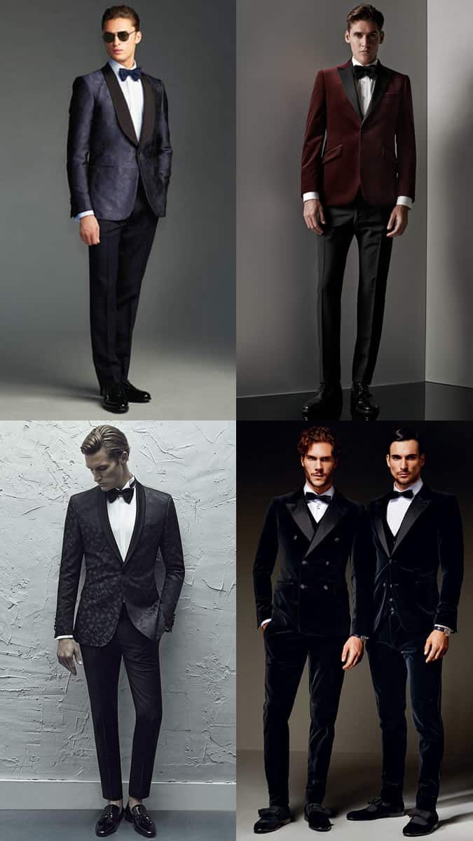 Men's Black Tie Alternative/Creative Dress Code Outfit Inspiration Lookbook