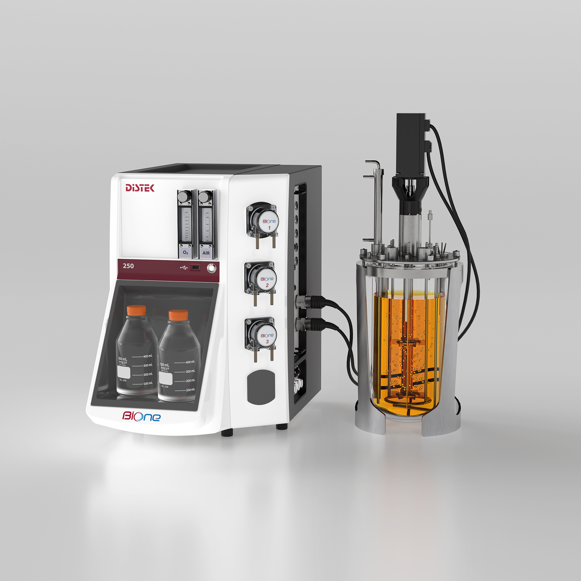 A budget friendly bioprocess control station for microbial applications