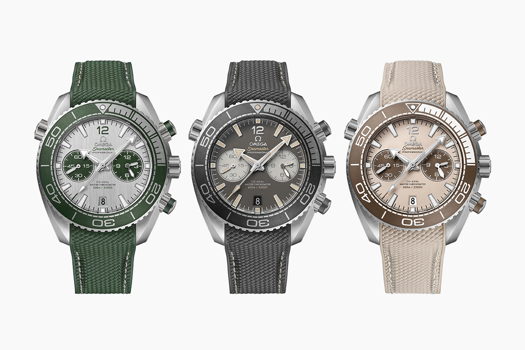 Omega Adds New Colorways to Seamaster Planet Ocean 600 Watch Collection