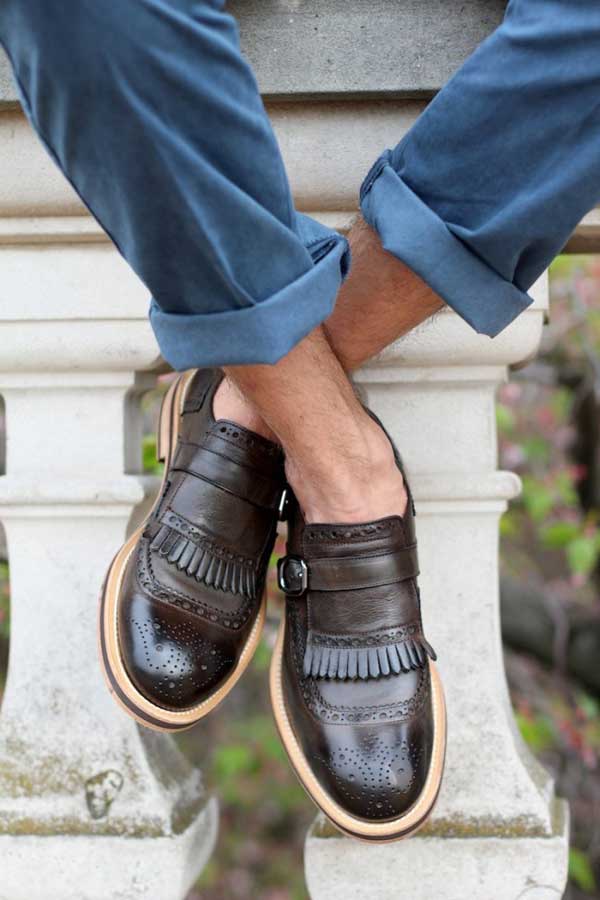 Tassel brogues shoes for men 2013