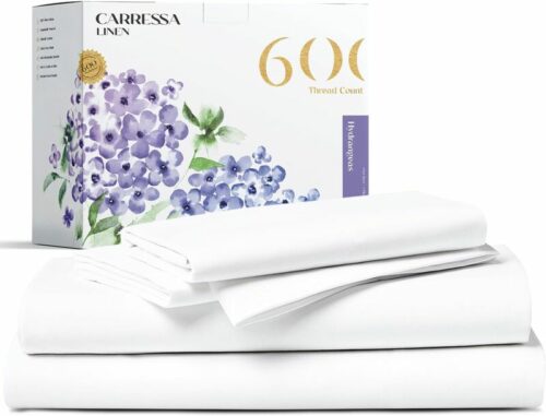 Carressa Linen Soft Egyptian Cotton Sheet Set