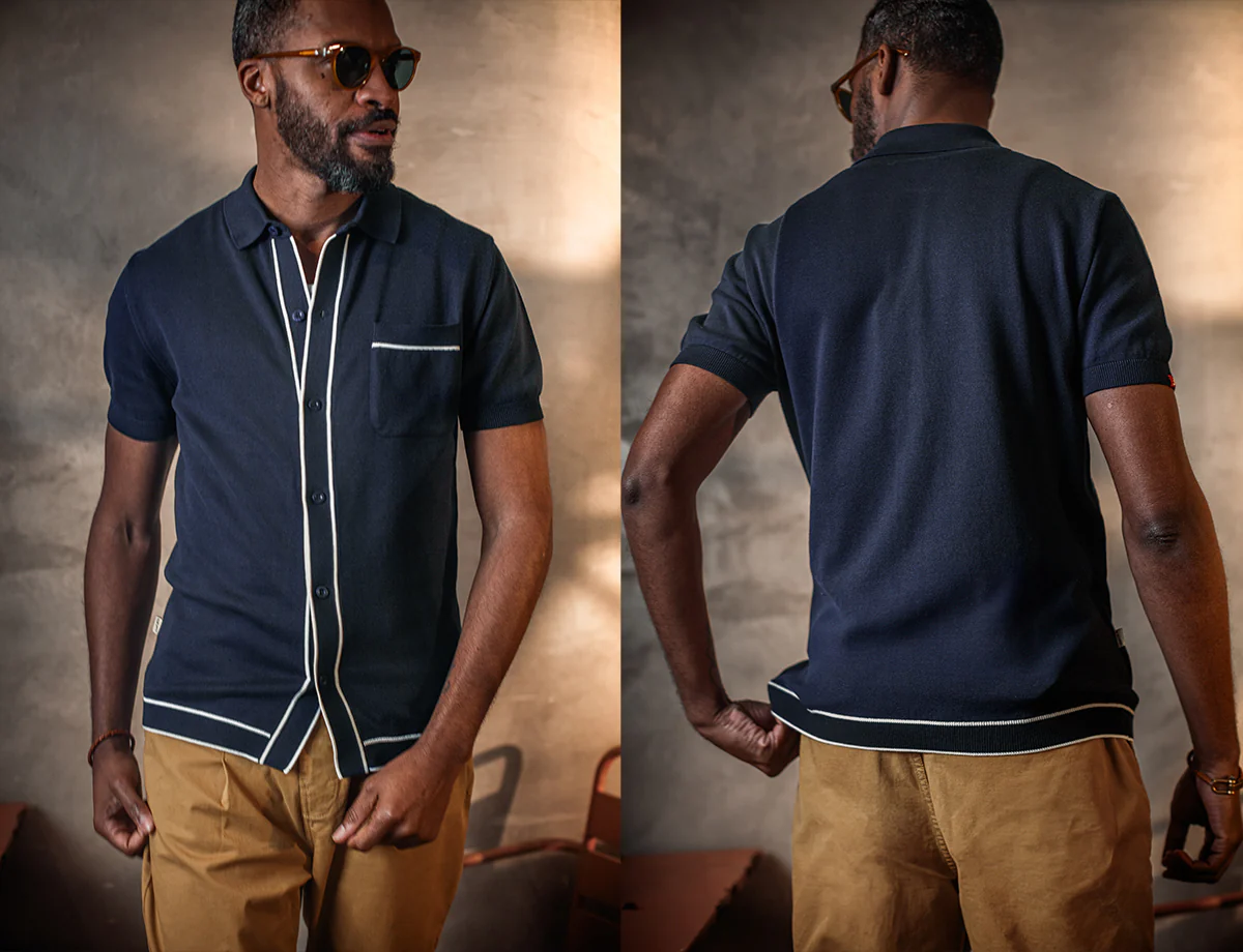 &SONS Dean Polo in Navy