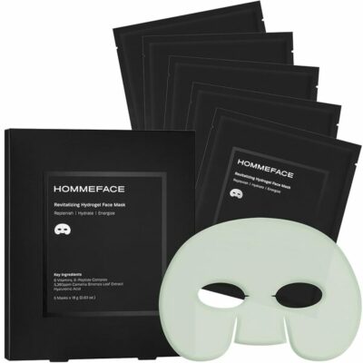 HommeFace Revitalizing Hydrogel Face Mask