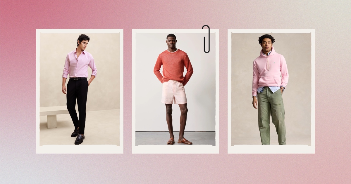 9 Pink Outfits for Men from Casual to Formal