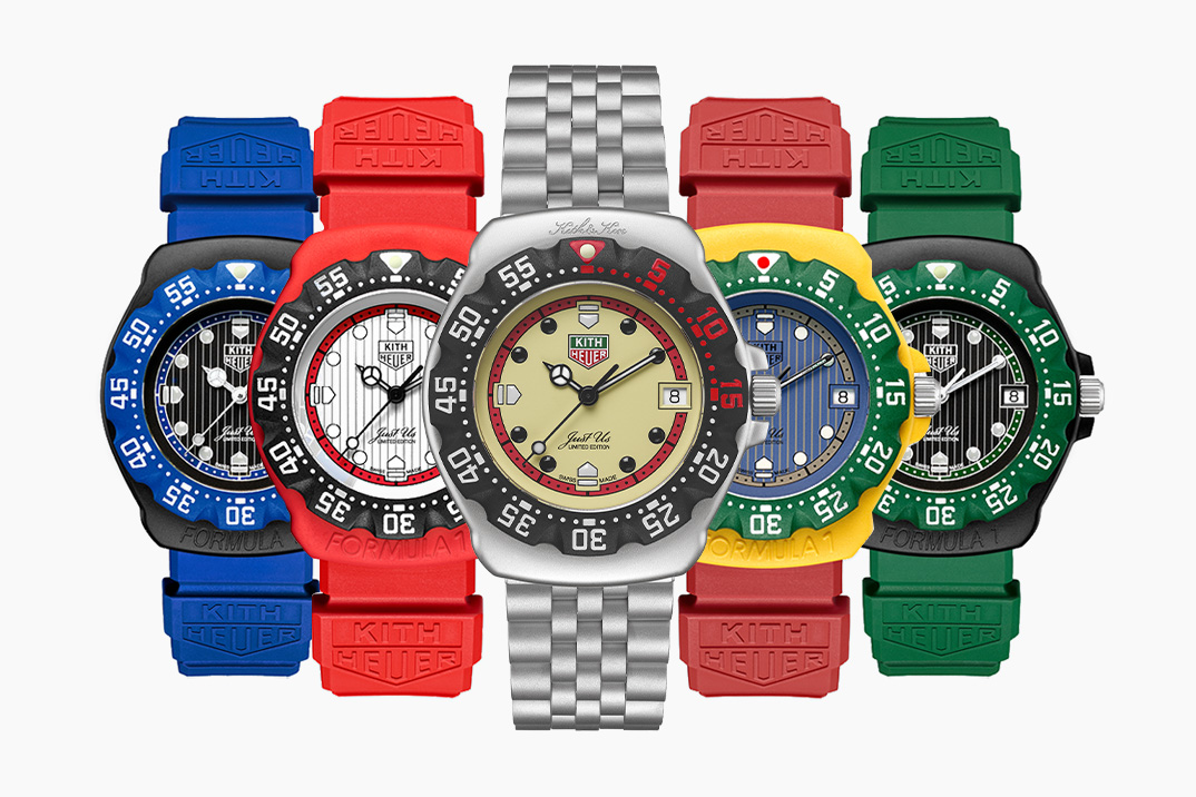 TAG Heuer and Kith Revive the Formula 1 Watches from the ’80s