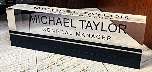 Artblox Personalized Office Desk Name Plate