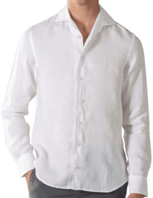 Aurélien White Linen Seaside Shirt