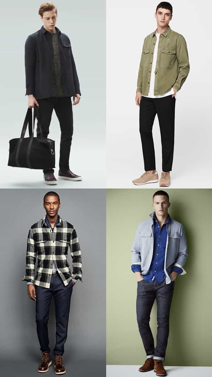 autumn overshirt styles for men