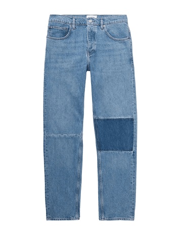 Frames Straight-Leg Patchwork Jeans