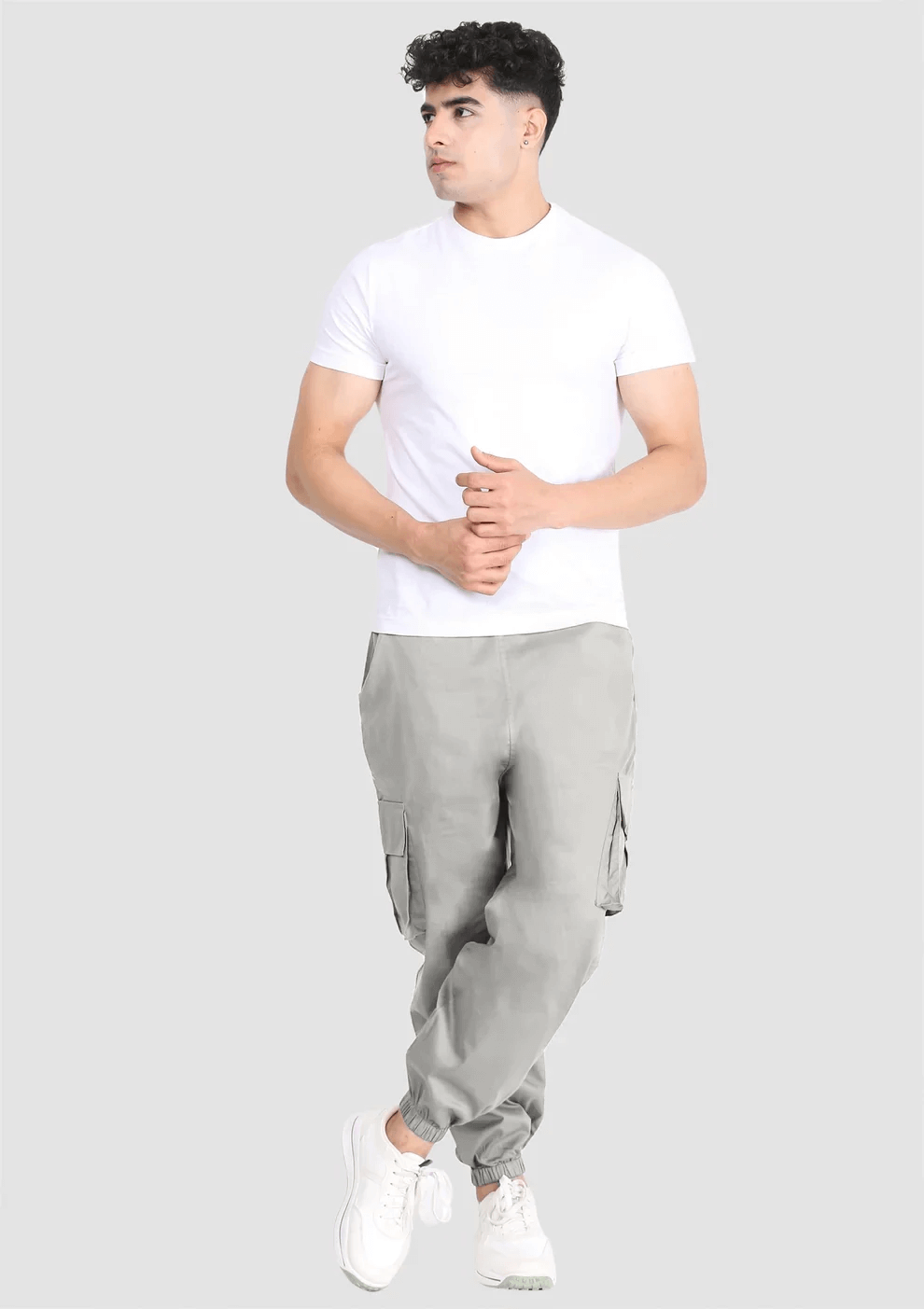 White T-Shirt Matching Pants For Men