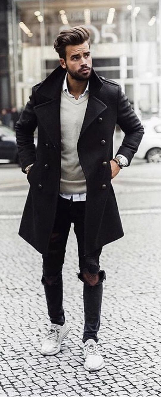 how to style black jeans for men 2024