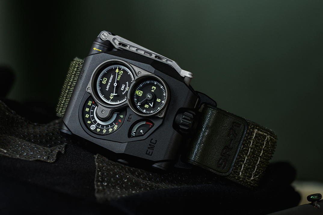 Urwerk Uses Fuselage from the SR-71 Blackbird Plane for Its 10th-Anniversary EMC Watch