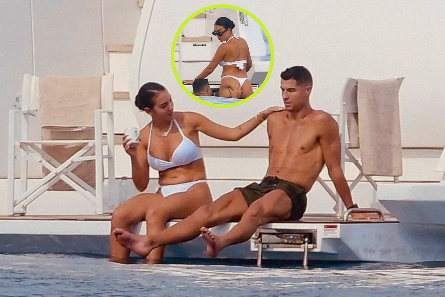 Cristiano Ronaldo Caught Getting Cozy With Rumoured Secret Wife On Superyacht In St. Tropez