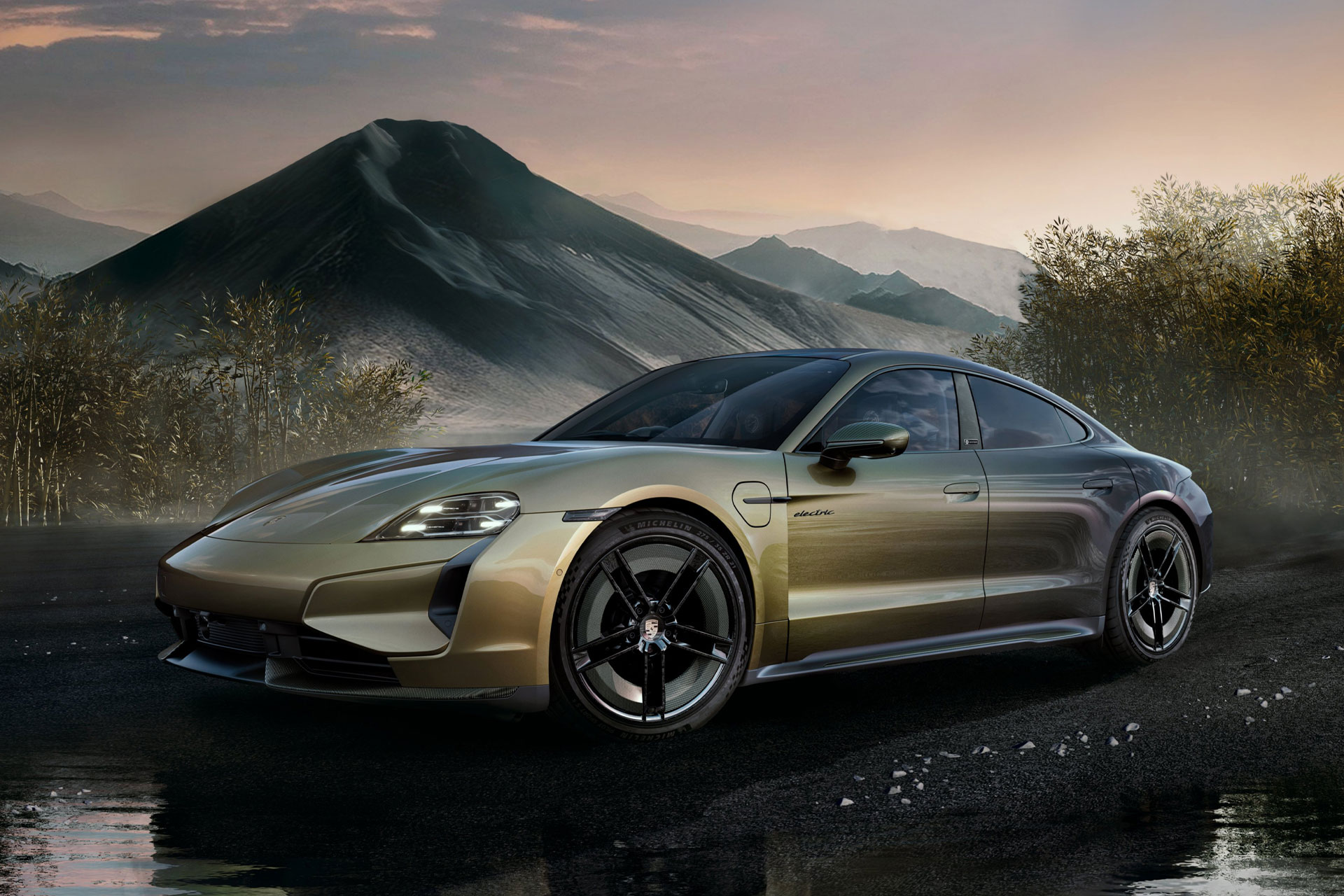 Porsche Sonderwunsch Taycan Turbo S Celestial Jade