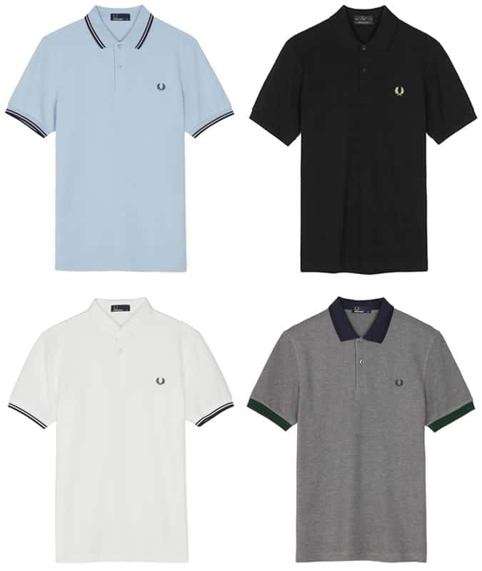 Fred Perry Tipped Polo Shirts