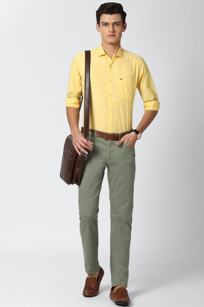 Yellow Shirt Outfits For Men