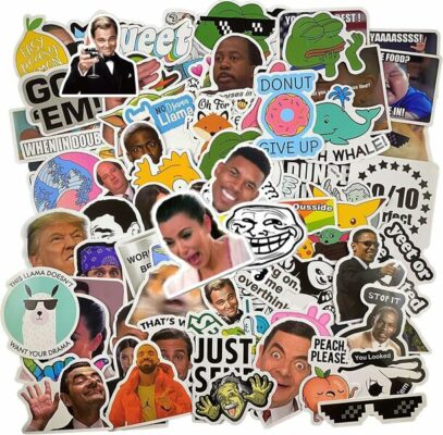 A Sticker Shop Funny Meme Vinyl Stickers Pack