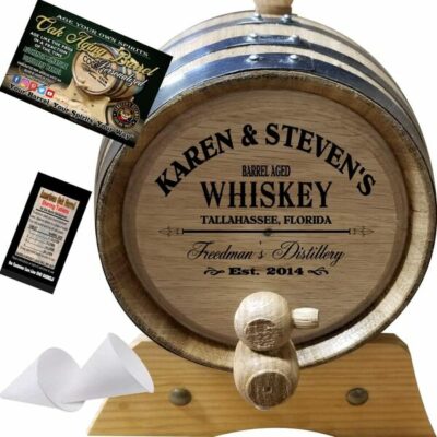 Personalized American Oak Whiskey Aging Barrel