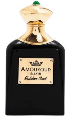 A bottle of Amouroud Elixir Golden Oud