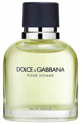 A bottle of Dolce & Gabbana Pour Homme