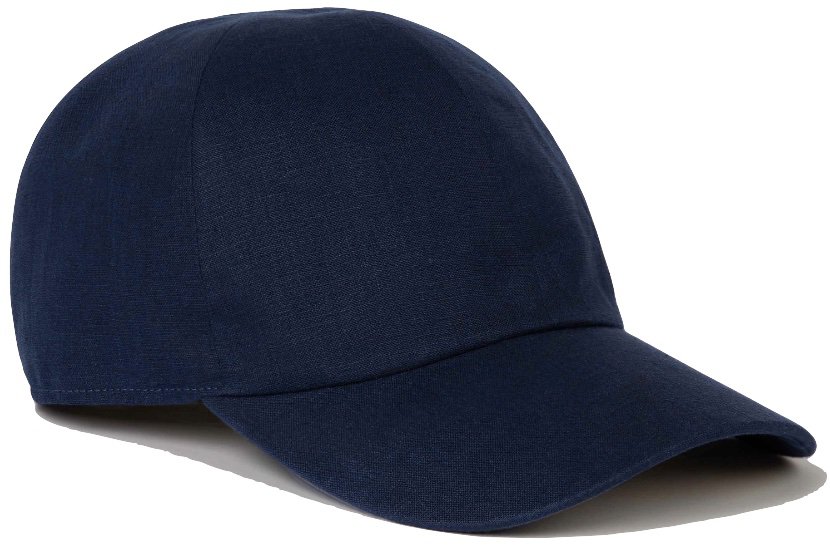 Luca Faloni linen baseball hat