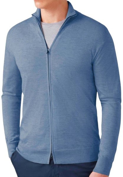 Luca Faloni Zip Cardigan Silk-Cashmere