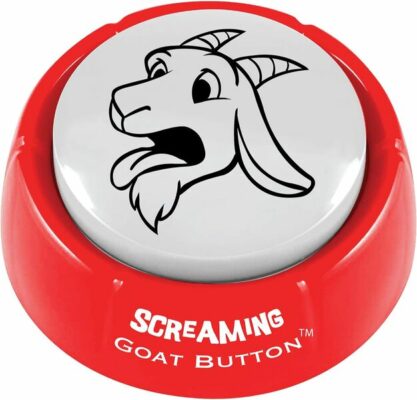 Novelty888 Screaming Goat Button