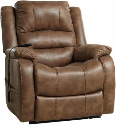 Signature Design Leather Electric Power Lift Recliner