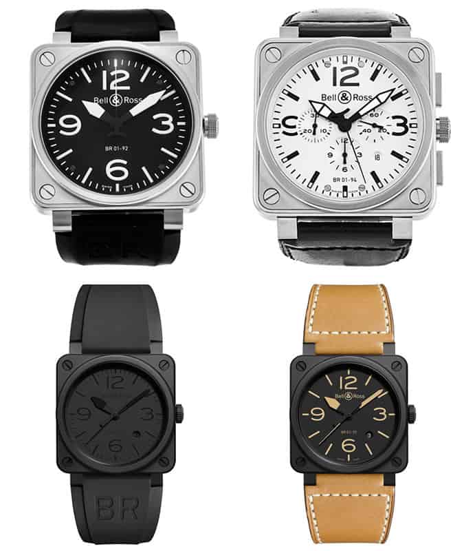 Men's Bell & Ross BR01 Pilot Watches