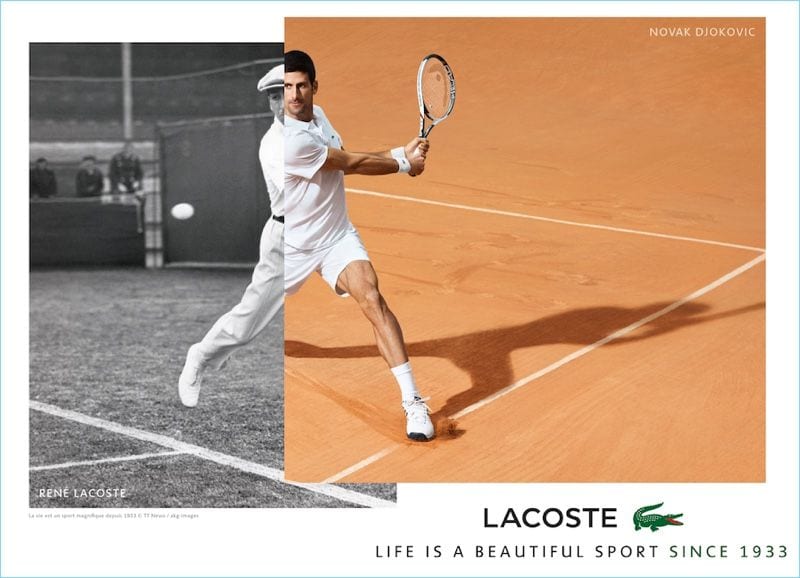 Lacoste: Timeless tennis elegance since 1933.