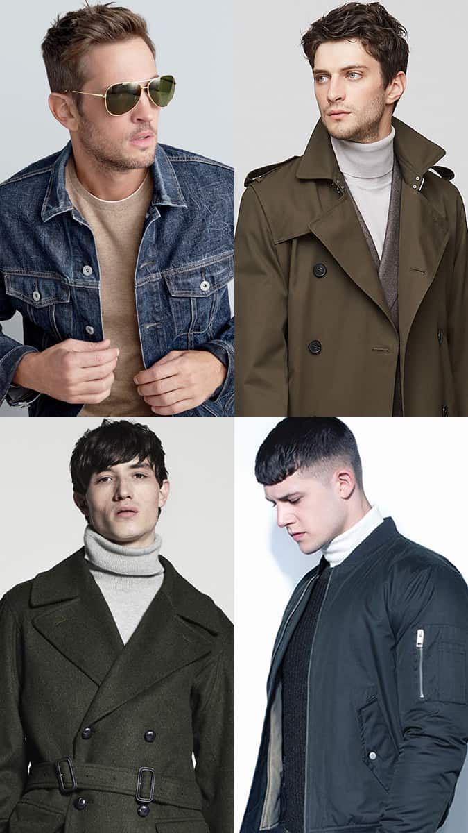 Men's Military-Style Coats