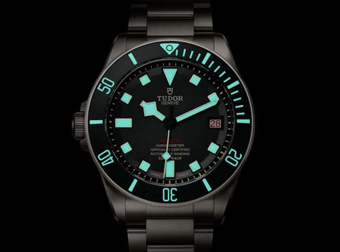 Tudor Pelagos Luminous Dial Markings