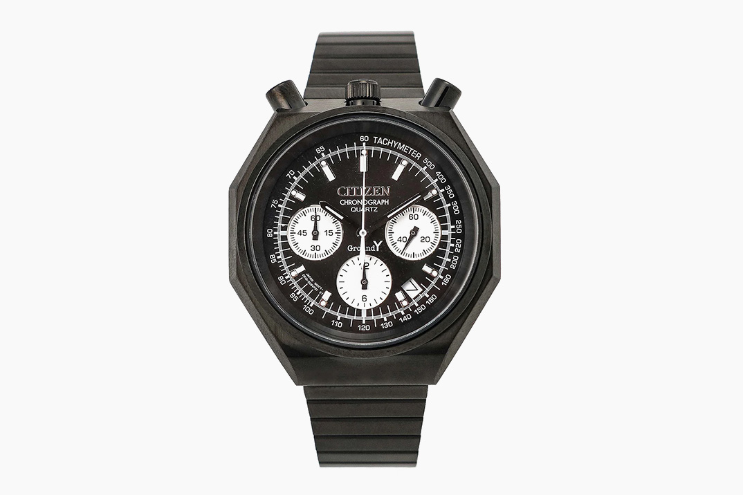 Group Y Made a Blacked-Out Version of Citizen’s Tsuno Chrono Quartz Watch