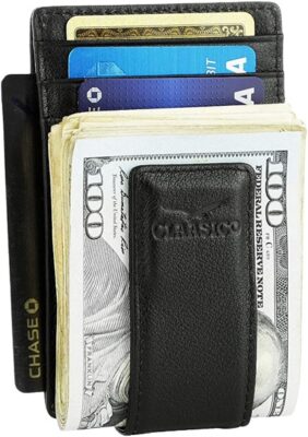 Classico Money Clip Leather Wallet