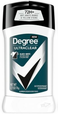 Among the best long-lasting men's deodorants: Degree UltraClear Men’s Deodorant