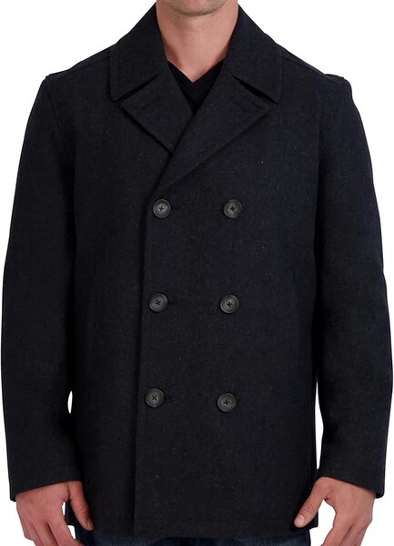 Nautica Men's Classic Double Breasted Pea coat: best pea coats for men