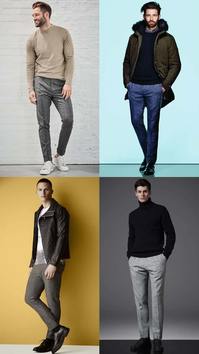 how to wear wool trousers in winter