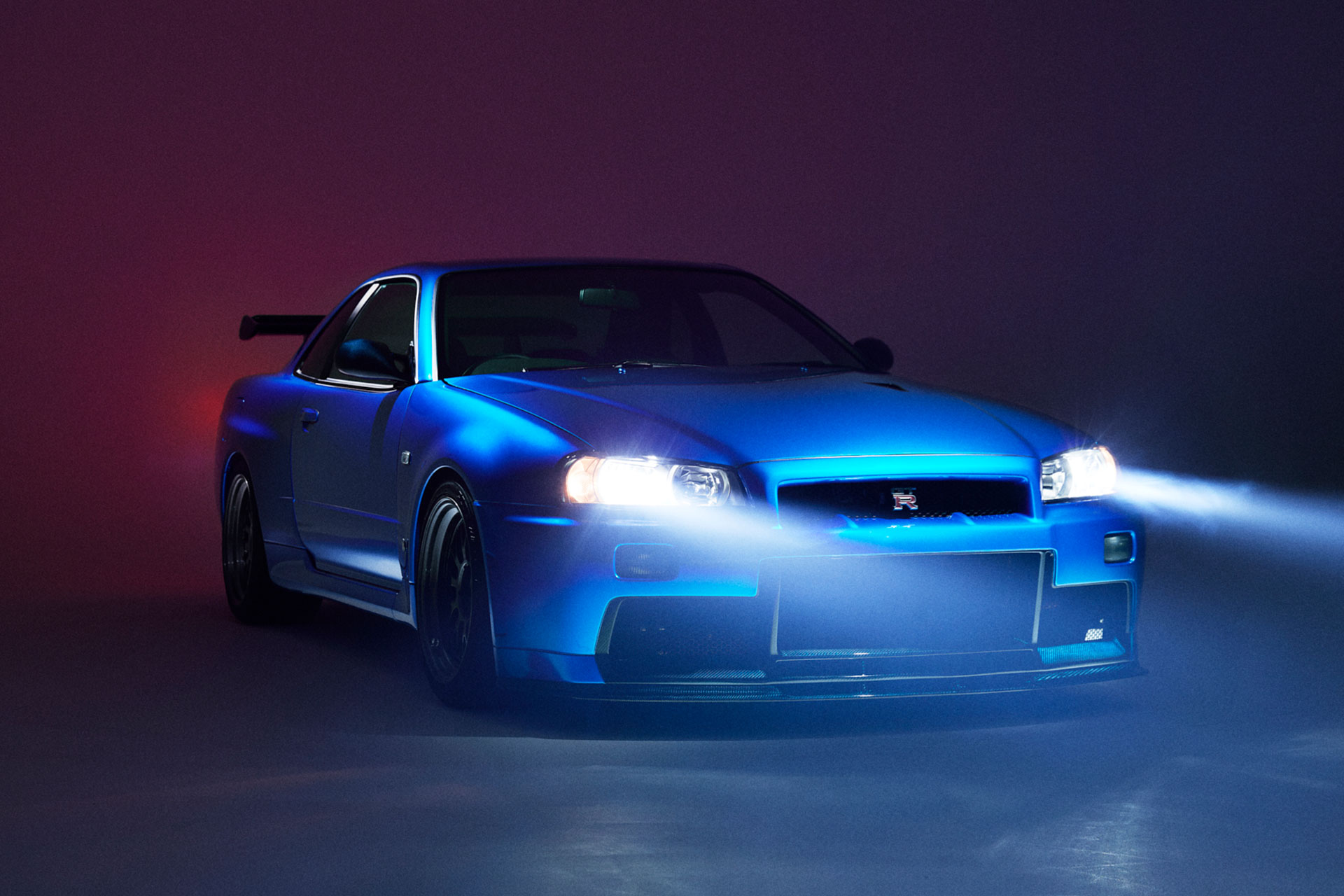 Built By Legends Bayside Blue Nissan R34 GT-R Restomod