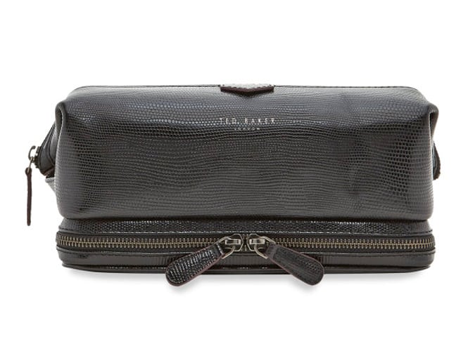 Ted Baker Scaler Leather Wash Bag