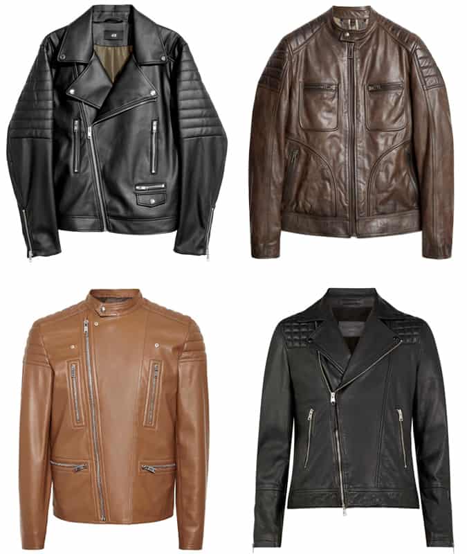 The coolest leather biker jackets for men